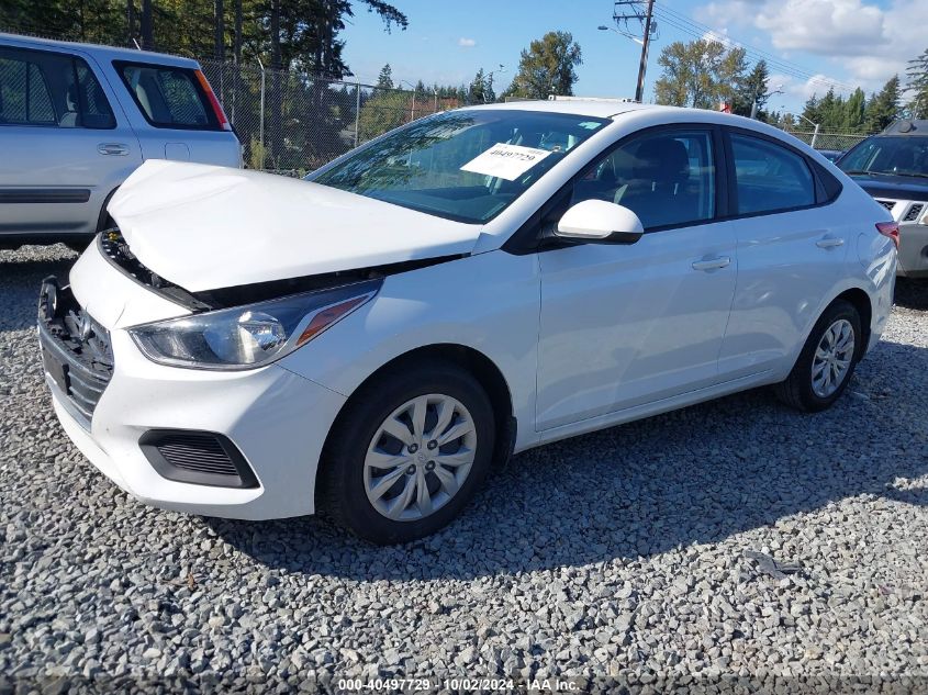 2022 Hyundai Accent Se VIN: 3KPC24A69NE166789 Lot: 40497729