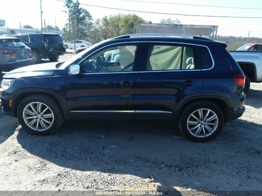 2015 Volkswagen Tiguan Se VIN: WVGAV7AX3FW609529 Lot: 40497743