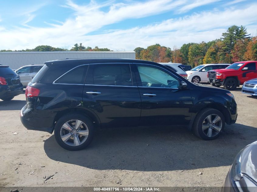 2012 Acura Mdx Technology VIN: 2HNYD2H36CH519422 Lot: 40497756