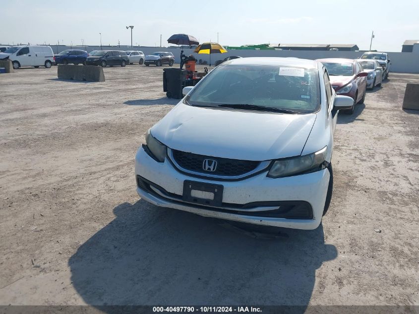 2014 Honda Civic Lx VIN: 19XFB2F50EE013574 Lot: 40497790