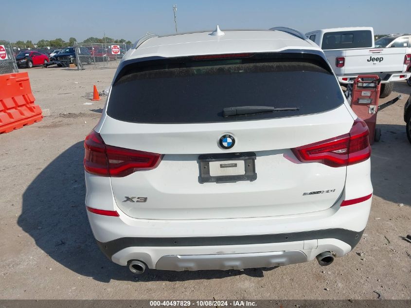 2020 BMW X3 Sdrive30I VIN: 5UXTY3C02LLU72575 Lot: 40497829