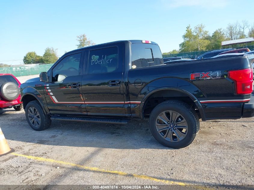 2018 Ford F-150 Lariat VIN: 1FTEW1EG5JFB10637 Lot: 40497874