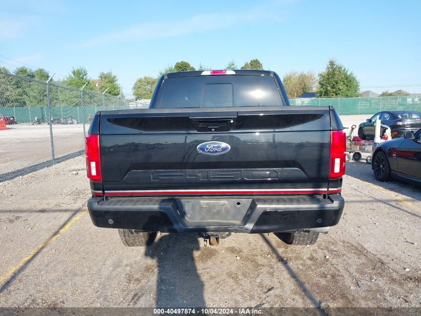 2018 Ford F-150 Lariat VIN: 1FTEW1EG5JFB10637 Lot: 40497874