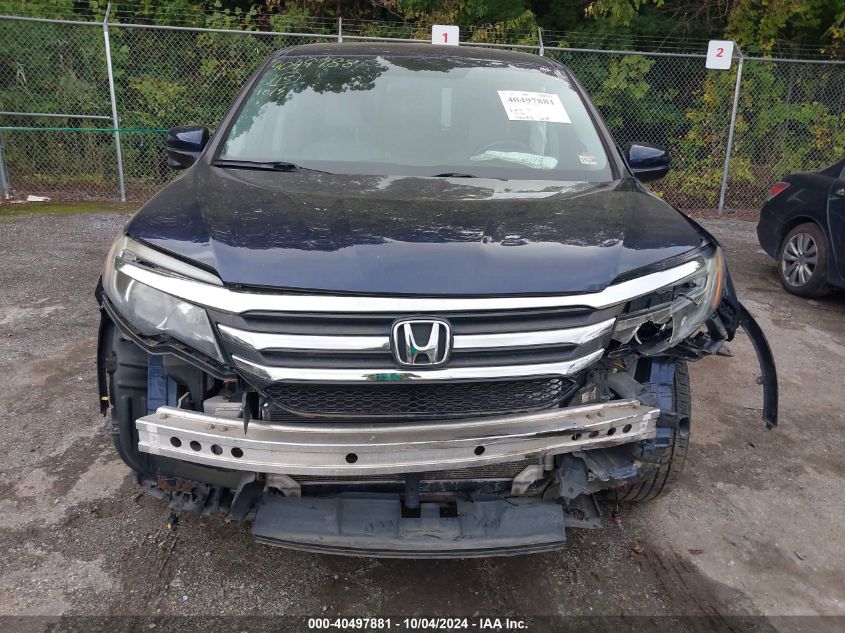 5FNYF6H82GB07923 2016 Honda Pilot Ex-L