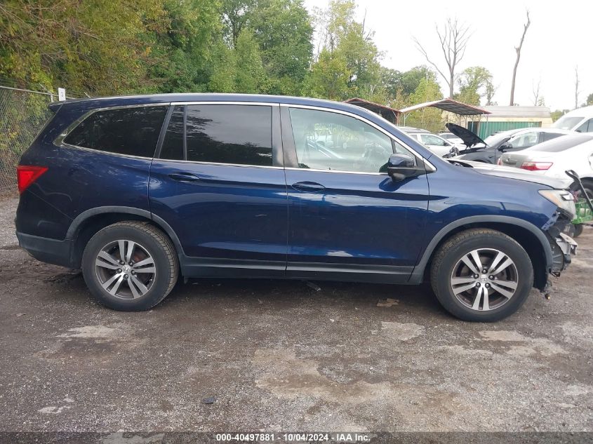 5FNYF6H82GB07923 2016 Honda Pilot Ex-L