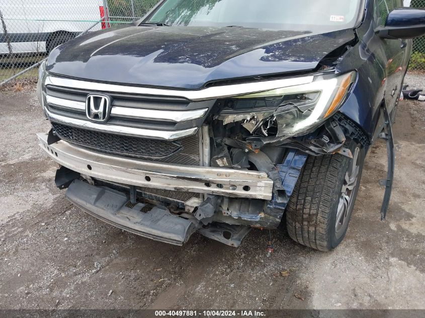 5FNYF6H82GB07923 2016 Honda Pilot Ex-L