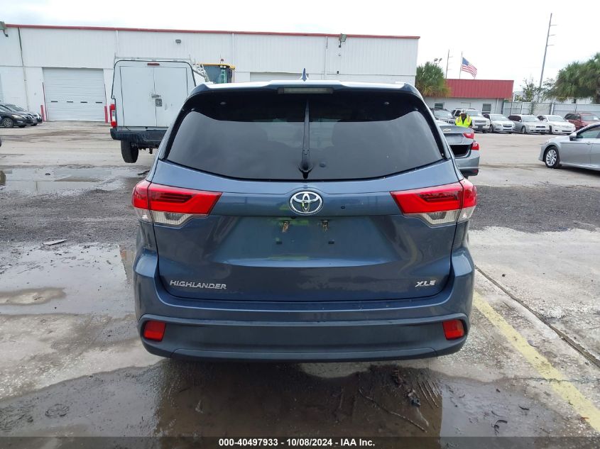 5TDKZRFH2KS304821 2019 Toyota Highlander Se/Xle