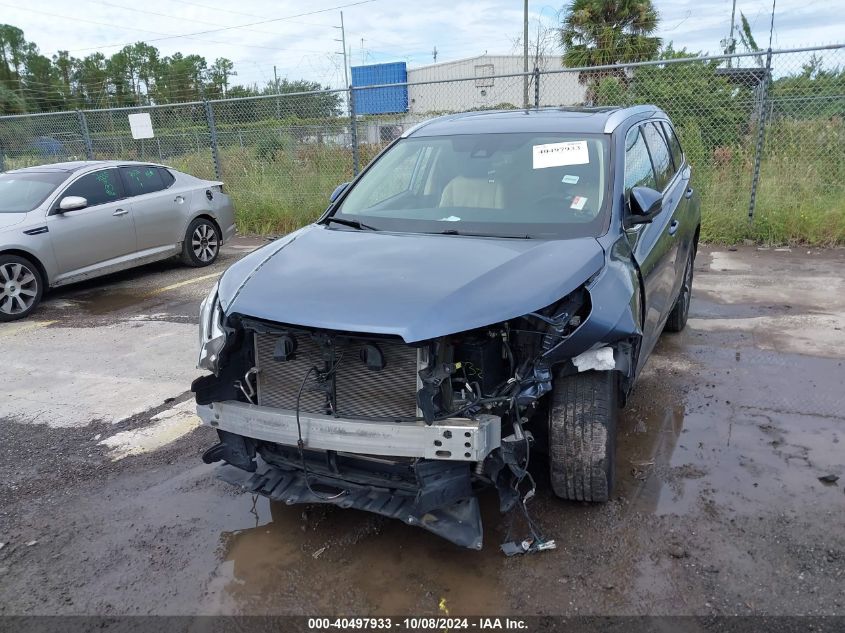 5TDKZRFH2KS304821 2019 Toyota Highlander Se/Xle