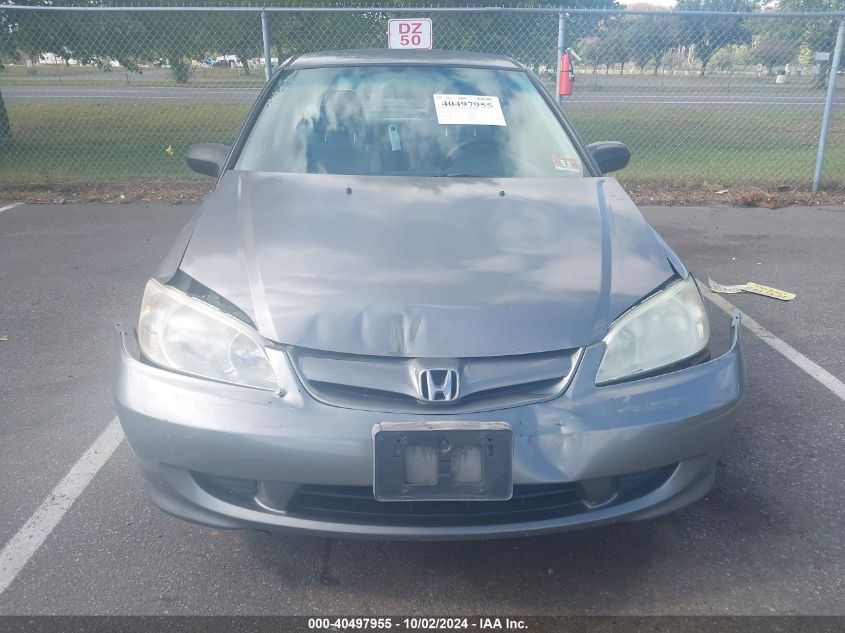 2004 Honda Civic Lx VIN: 2HGES16514H640875 Lot: 40497955