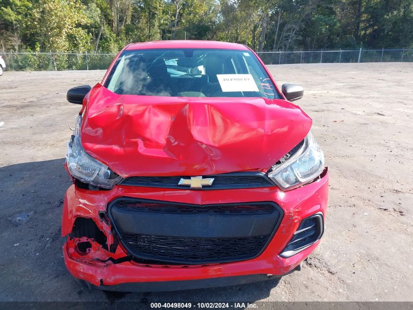 2018 Chevrolet Spark Ls Cvt VIN: KL8CB6SAXJC452496 Lot: 40498049