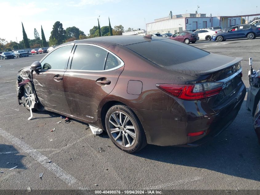 VIN JTHBW1GG5J2188499 2018 LEXUS ES 300H