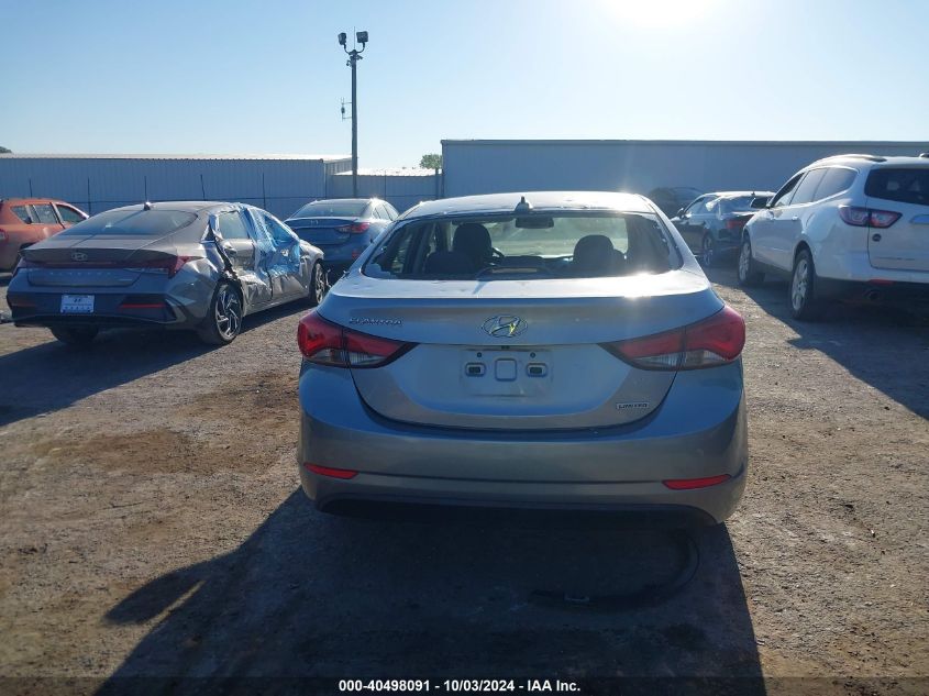 5NPDH4AE2FH610618 2015 Hyundai Elantra Limited