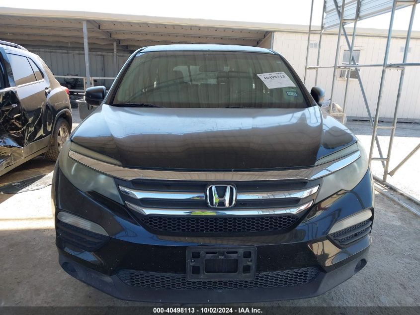 5FNYF5H11GB035573 2016 Honda Pilot Lx