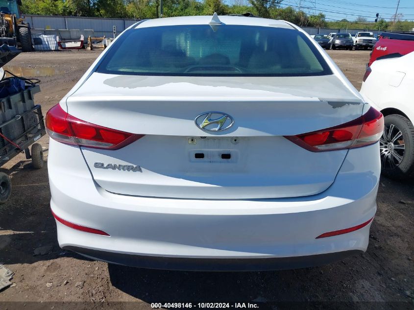 2017 Hyundai Elantra Se VIN: 5NPD84LF6HH170282 Lot: 40498146