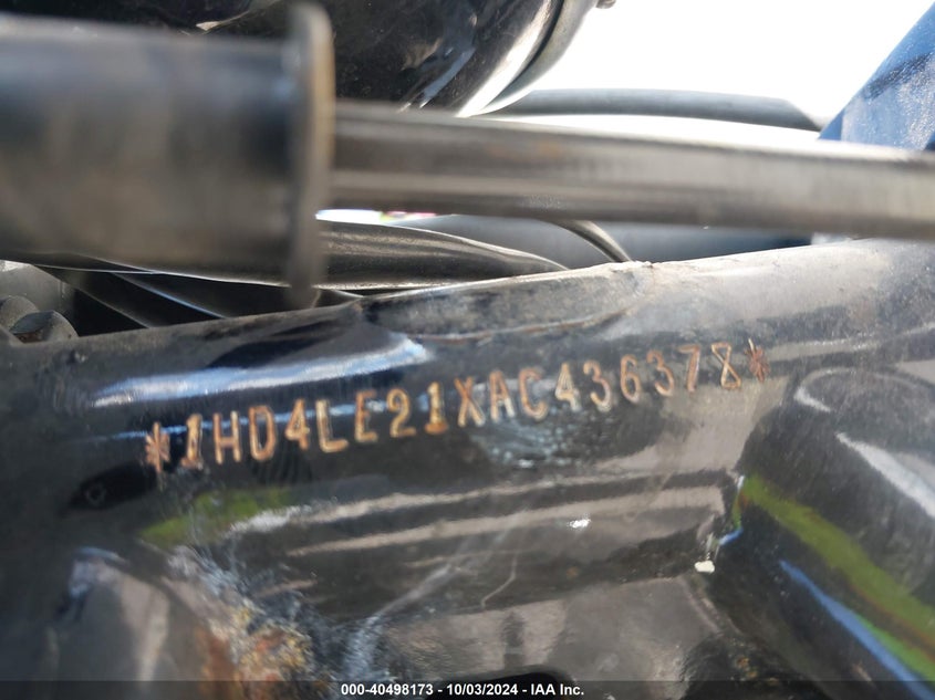 2010 Harley-Davidson Xl883 N VIN: 1HD4LE21XAC436378 Lot: 40498173