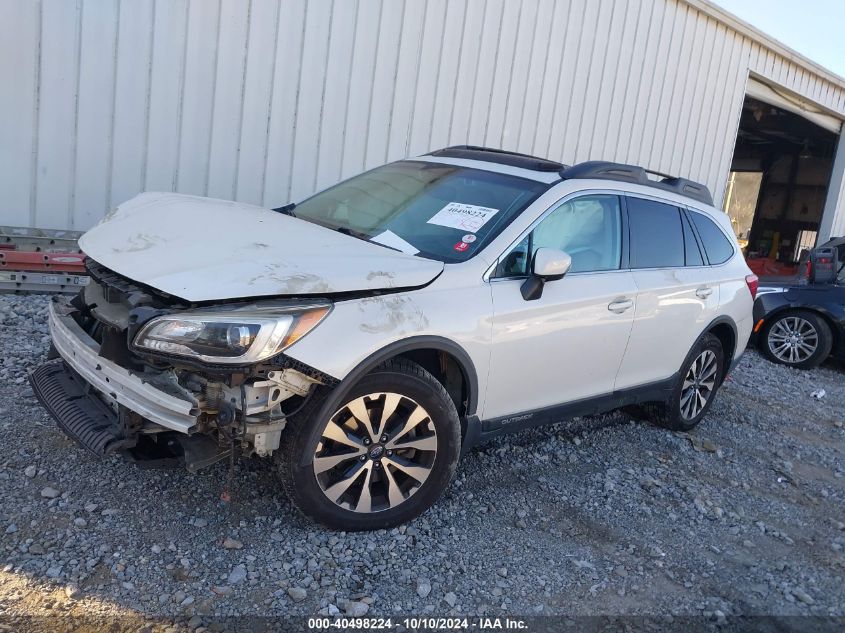 2015 Subaru Outback 3.6R Limited VIN: 4S4BSENC2F3357234 Lot: 40498224