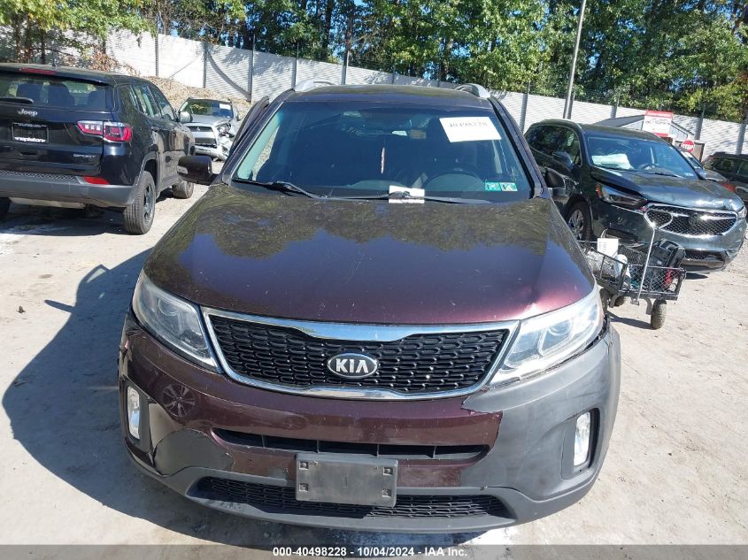 5XYKTCA65EG539994 2014 Kia Sorento Lx