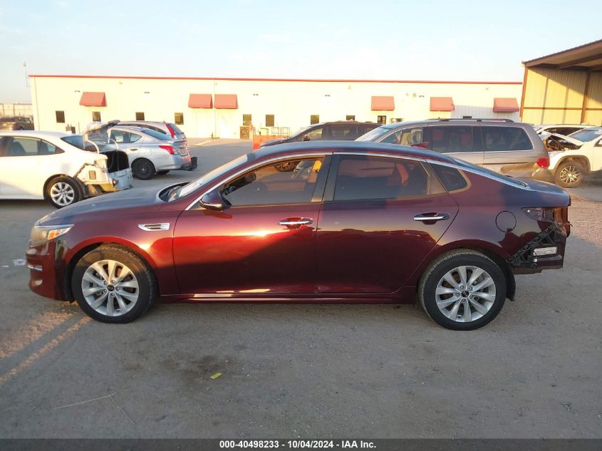 2016 Kia Optima Lx VIN: 5XXGT4L30GG066480 Lot: 40498233