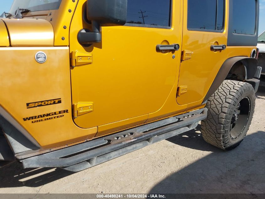 2014 Jeep Wrangler Unlimited Sport VIN: 1C4BJWDG3EL218794 Lot: 40498241