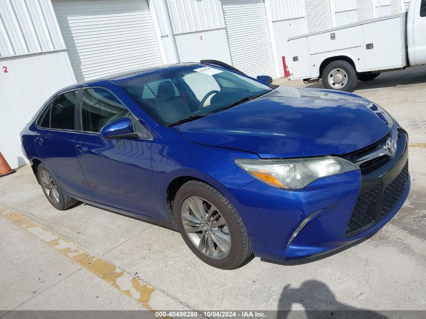 2015 Toyota Camry Se VIN: 4T1BF1FK7FU898809 Lot: 40498280