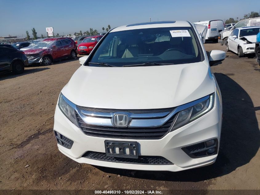 2018 Honda Odyssey Ex-L VIN: 5FNRL6H70JB082821 Lot: 40498310