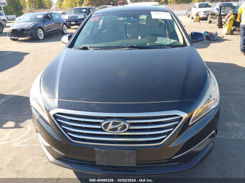 2016 Hyundai Sonata Se VIN: 5NPE24AFXGH324984 Lot: 40498326