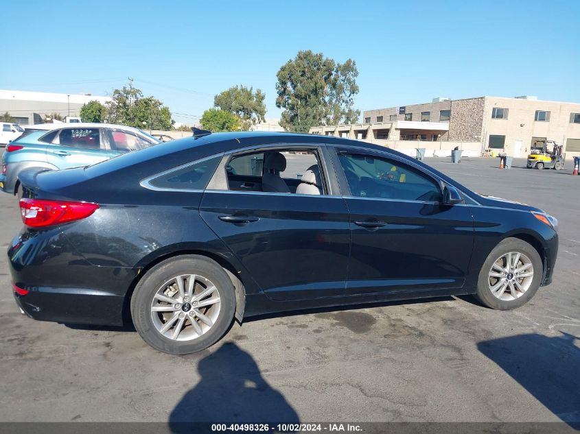 2016 Hyundai Sonata Se VIN: 5NPE24AFXGH324984 Lot: 40498326