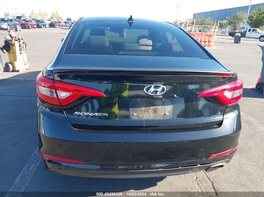 2016 Hyundai Sonata Se VIN: 5NPE24AFXGH324984 Lot: 40498326