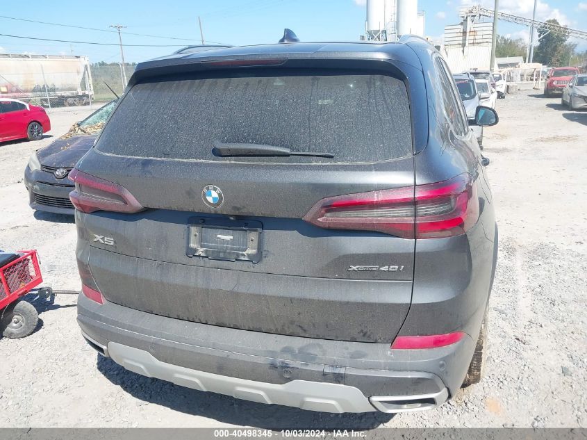 2022 BMW X5 xDrive40I VIN: 5UXCR6C0XN9N27692 Lot: 40498345