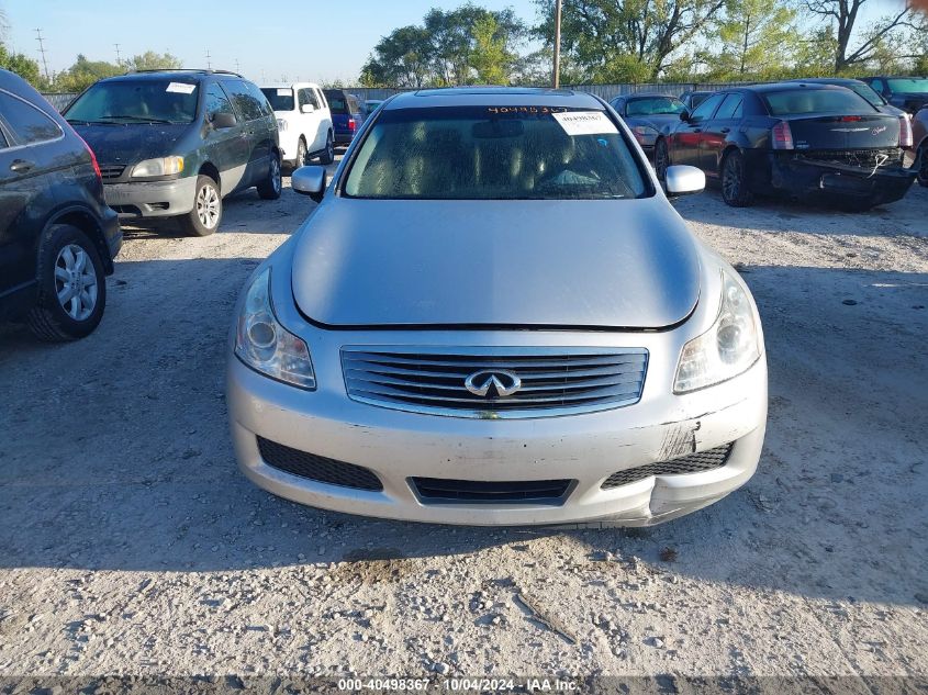 2008 Infiniti G35X VIN: JNKBV61FX8M275524 Lot: 40498367