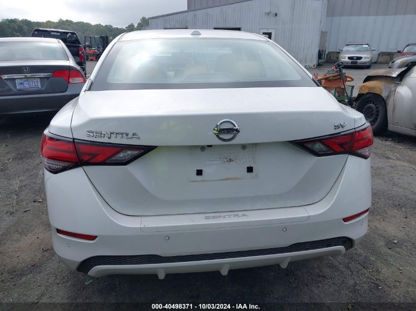 2022 Nissan Sentra Sv Xtronic Cvt VIN: 3N1AB8CV7NY263266 Lot: 40498371