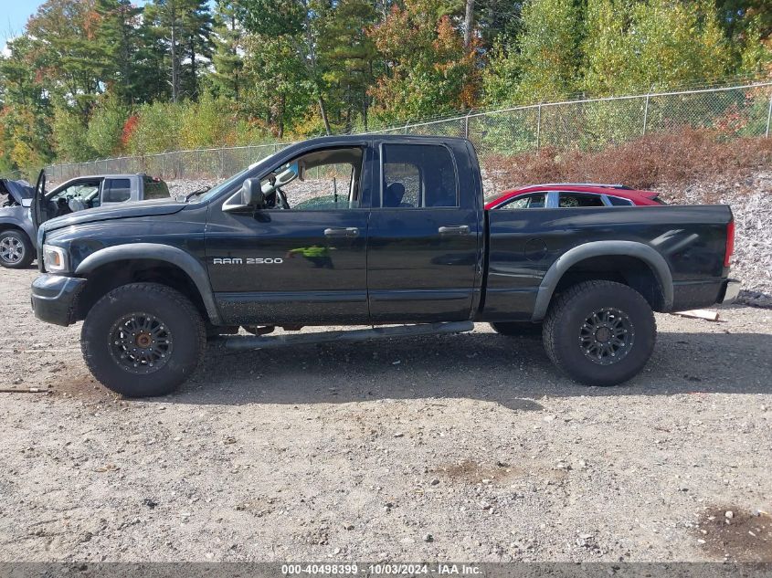 2004 Dodge Ram 2500 Slt/Laramie VIN: 1D7KU28DX4J256118 Lot: 40498399