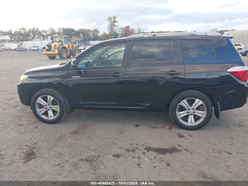 2008 Toyota Highlander Sport VIN: JTEDS43A282046996 Lot: 40498423