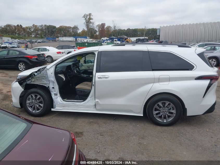 2024 Toyota Sienna Xle VIN: 5TDJRKEC0RS186867 Lot: 40498425