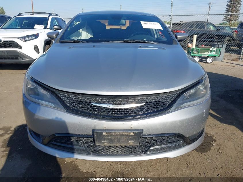 2015 Chrysler 200 S VIN: 1C3CCCBBXFN522106 Lot: 40498482