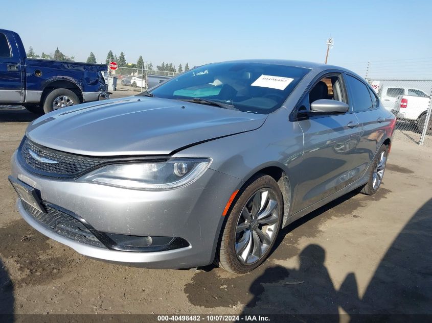 2015 Chrysler 200 S VIN: 1C3CCCBBXFN522106 Lot: 40498482