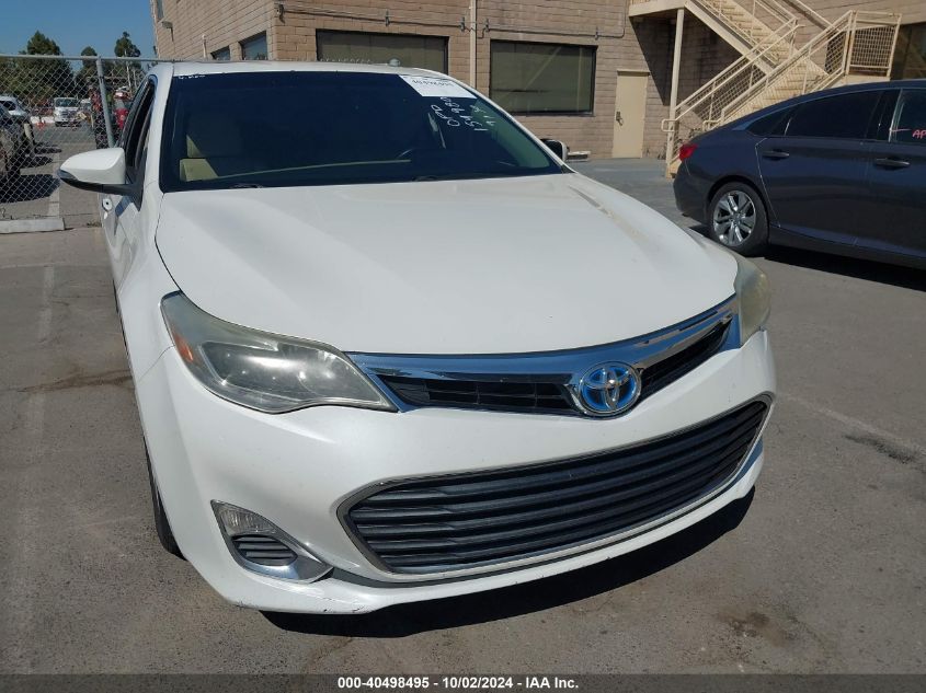 4T1BD1EB6EU027843 2014 Toyota Avalon Hybrid Xle Premium