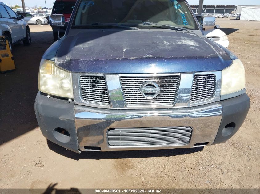 2006 Nissan Titan Se VIN: 1N6AA07A16N538330 Lot: 40498501