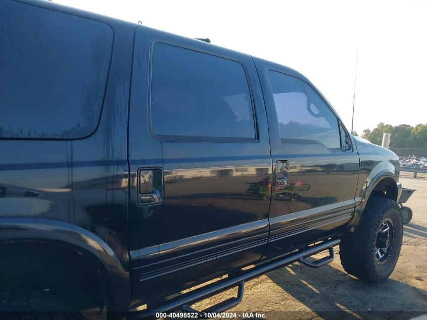 2000 Ford Excursion Limited VIN: 1FMNU43S1YED27404 Lot: 40498522