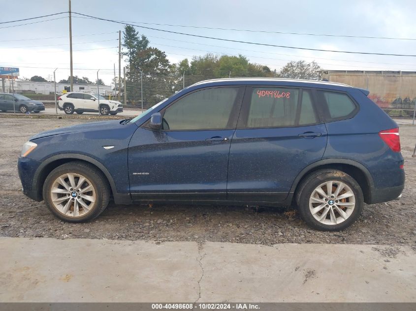 2017 BMW X3 Sdrive28I VIN: 5UXWZ7C35H0X41852 Lot: 40498608