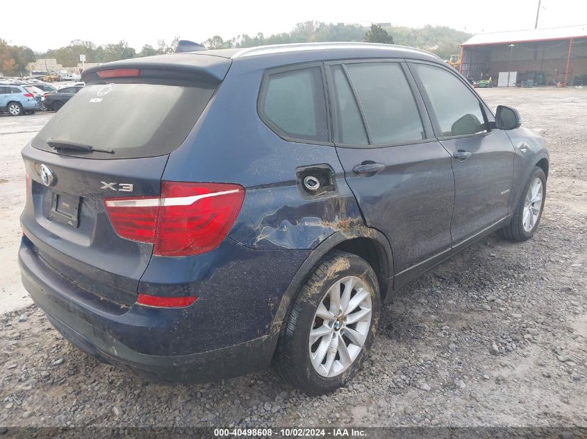 VIN 5UXWZ7C35H0X41852 2017 BMW X3, Sdrive28I no.4