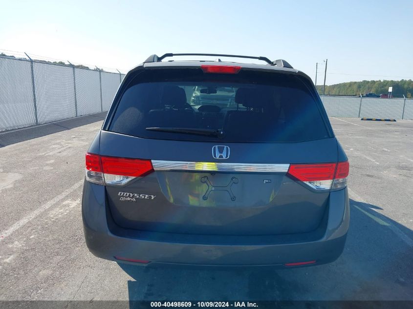 5FNRL5H64FB085701 2015 Honda Odyssey Ex-L