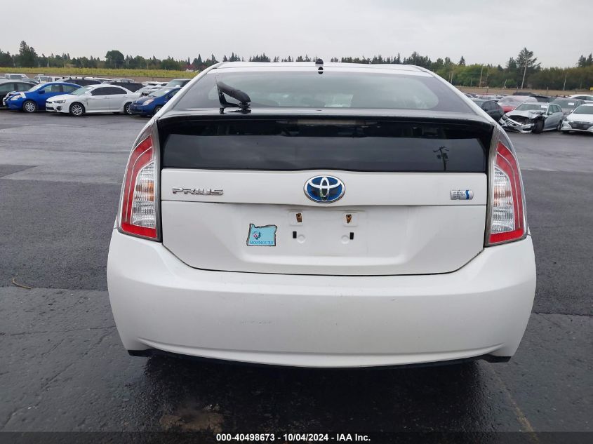 2014 Toyota Prius Two VIN: JTDKN3DU4E0358122 Lot: 40498673