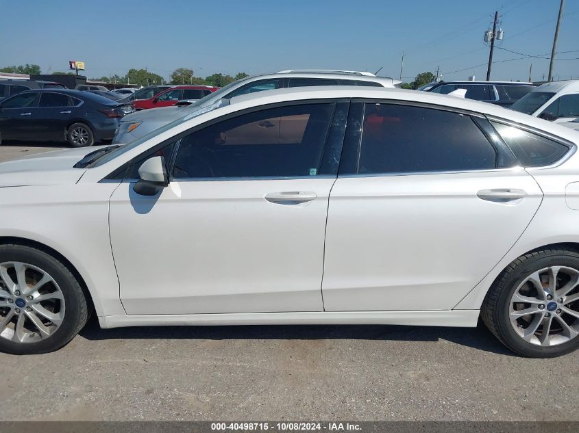 2019 Ford Fusion Se VIN: 3FA6P0HD5KR132337 Lot: 40498715