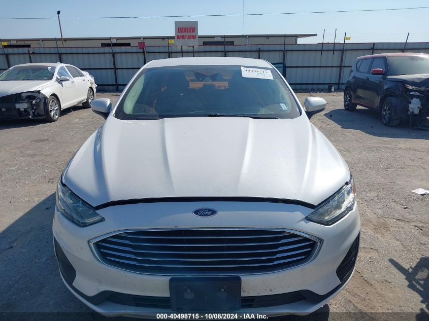 2019 Ford Fusion Se VIN: 3FA6P0HD5KR132337 Lot: 40498715