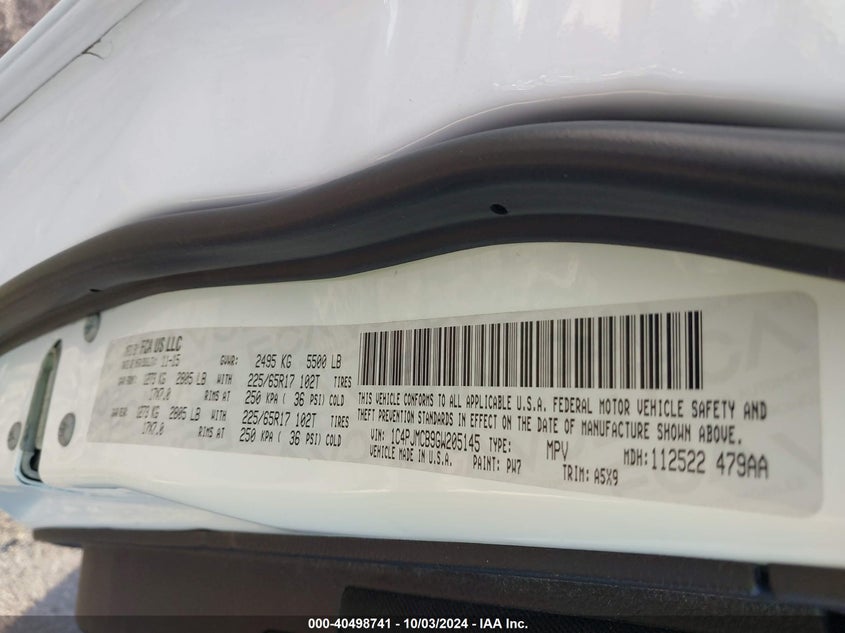 1C4PJMCB9GW205145 2016 Jeep Cherokee Latitude