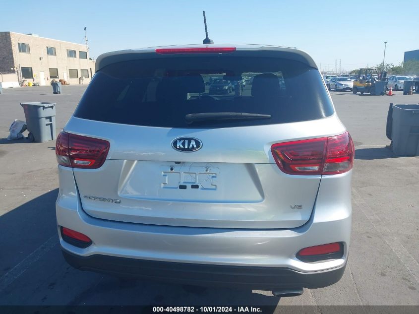 2019 Kia Sorento 3.3L Lx VIN: 5XYPGDA50KG558228 Lot: 40498782