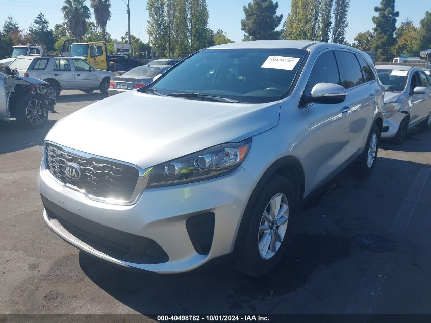 2019 Kia Sorento 3.3L Lx VIN: 5XYPGDA50KG558228 Lot: 40498782