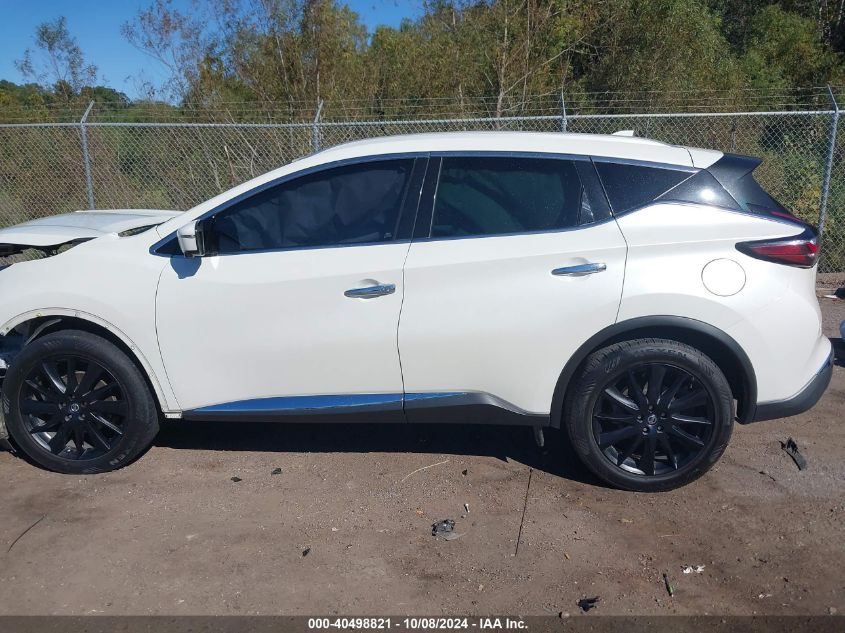 2021 Nissan Murano Platinum Fwd VIN: 5N1AZ2DJ8MC127622 Lot: 40498821