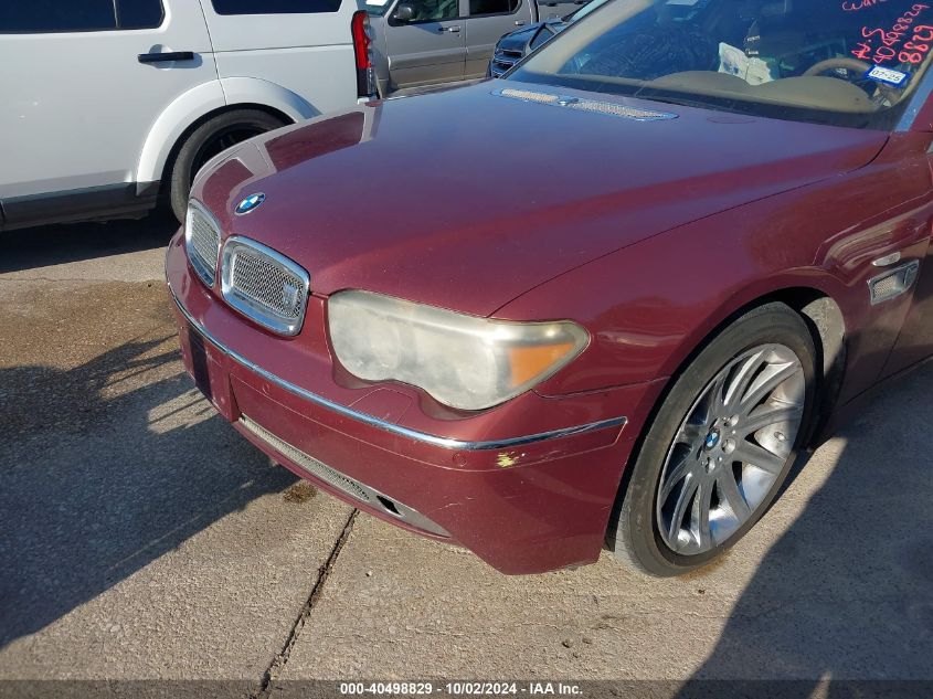 WBAGN63444DS50144 2004 BMW 745Li